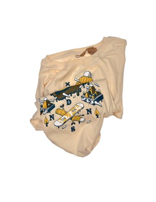 T-shirt Ice Bear Yellow Organic
