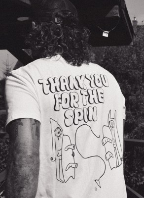 Shred Life Longer Length White T-shirt 