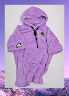 Poncho Biggy Smile Lilac
