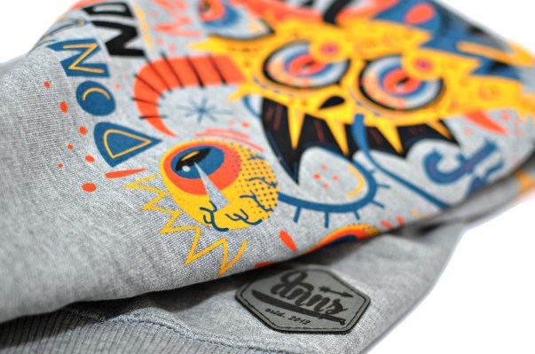 Gone Surfing Sweatshirt Grey